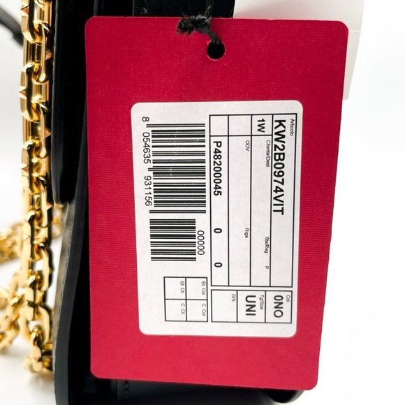 Brand New Classic B-Rockstud Flap Chain Leather Large Crossbody Shoulder Bag - Picture 11 of 13